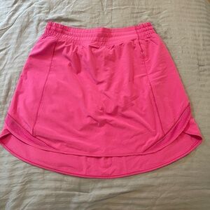Lululemon - Hotty Hot High Rise Athletic Skort Skirt pink Size 10 Long